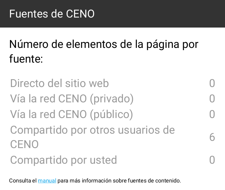 Figura: Fuentes usadas al probar descargas desde la caché distribuída